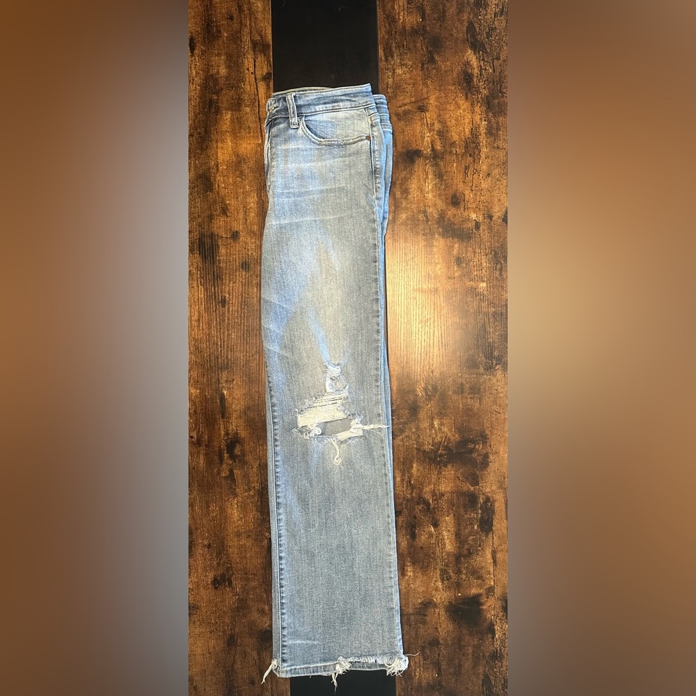 Stylish Blue Distressed Judy Blue Women Jeans